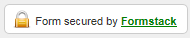 Form Secured by Formstack